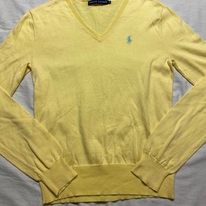 Super cute Ralph Lauren polo v neck sweater